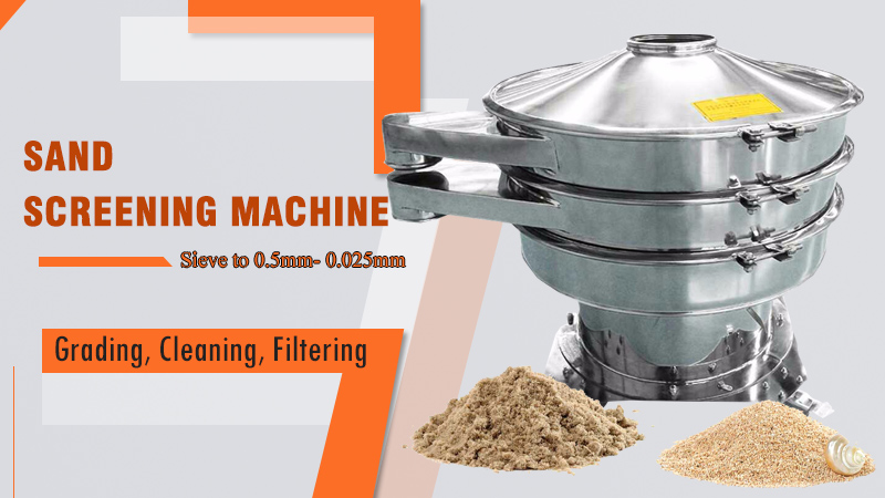 Introduction of sand screening machine