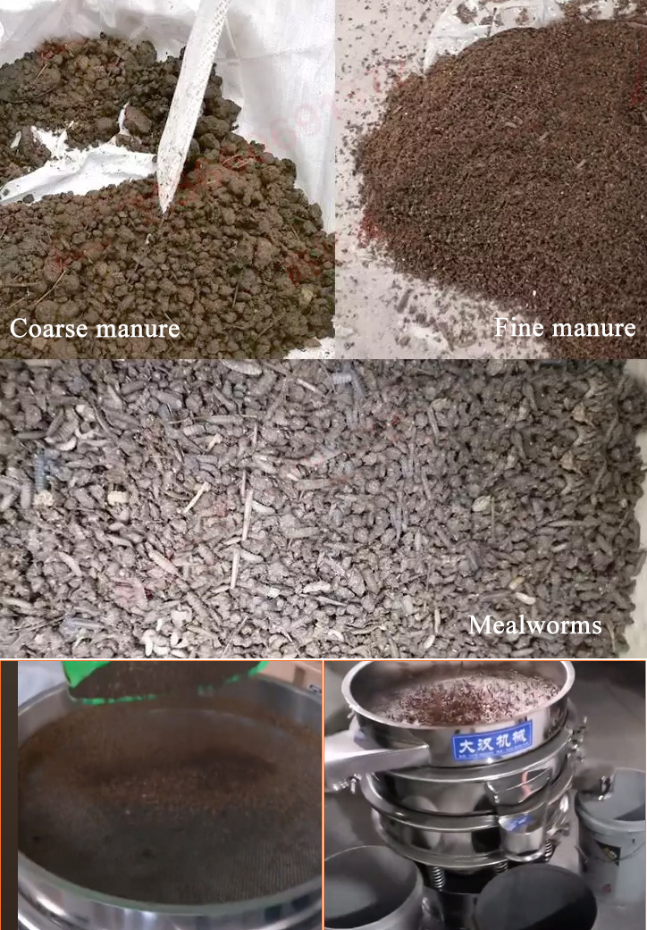 application of mealworm sifter