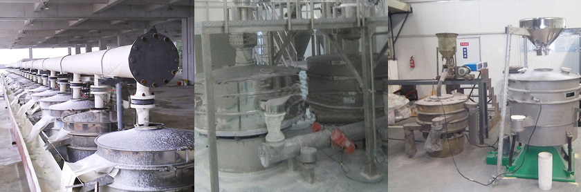 Application of circular vibrating screen