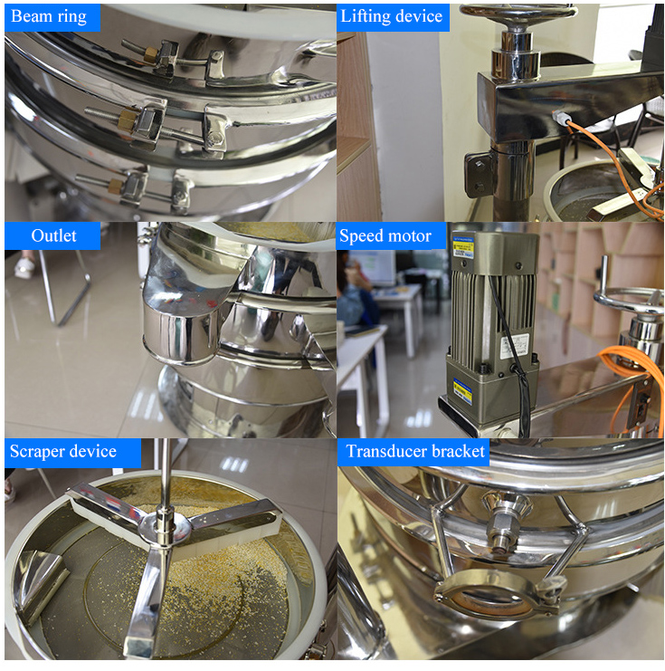 Structure of vibratory sieve