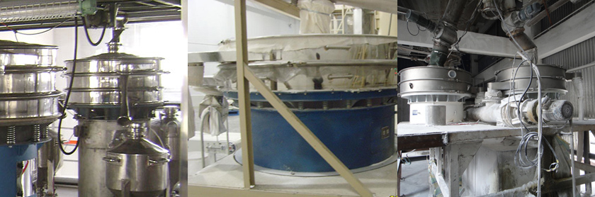 Application of vibratory sieve