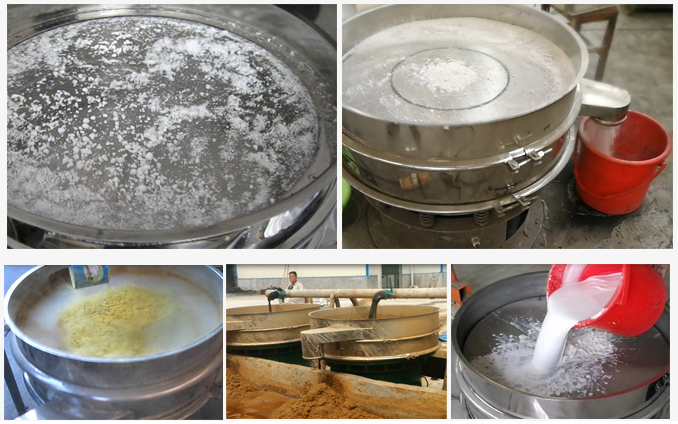 Application of sieving machine