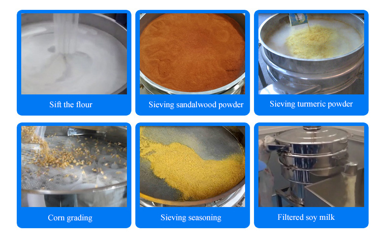 Application of vibro sifter machine