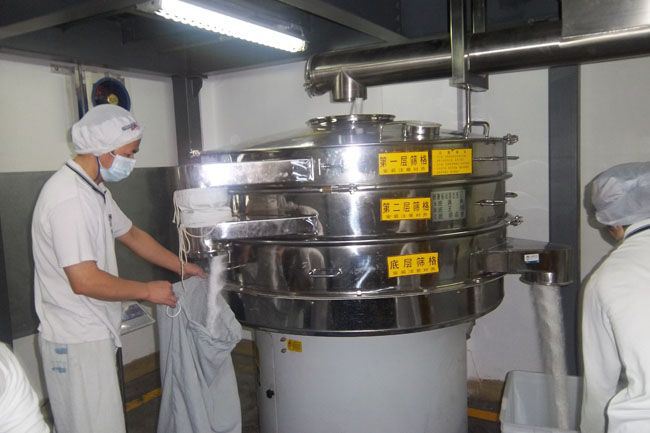 Application of food grade vibro sifter