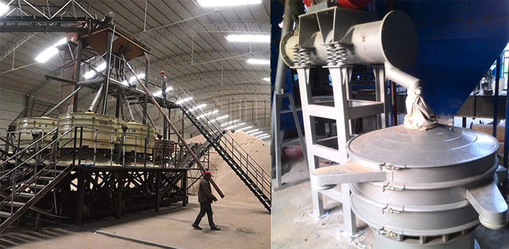 Application of quartz sand vibro sifter