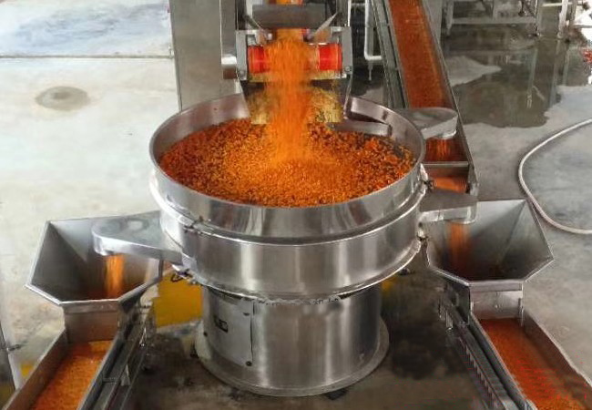 Chili Powder Vibration Sieve production line