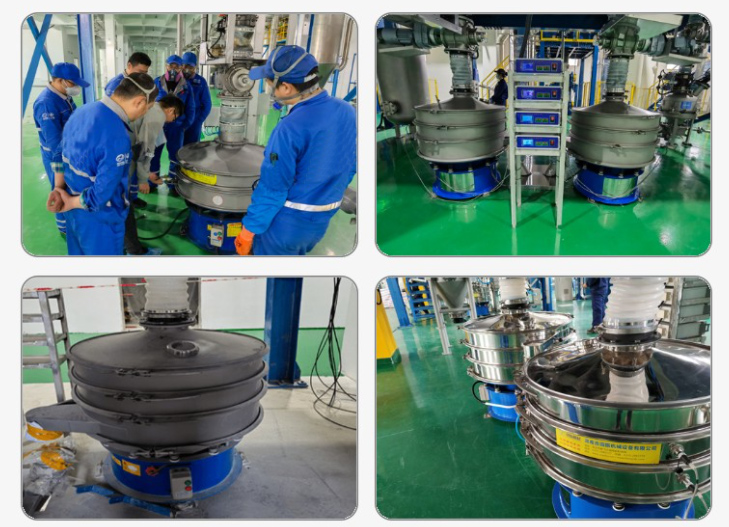 Installation and commissioning of the Vibratory sifter for plastic pellets