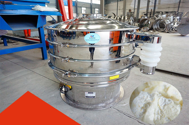 How is the flour sifter used in the flour production process?