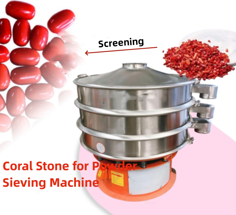 Coral Stone for Powder Sieving Machine