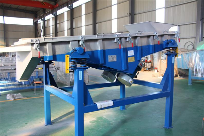 Drying sand vibrating screen