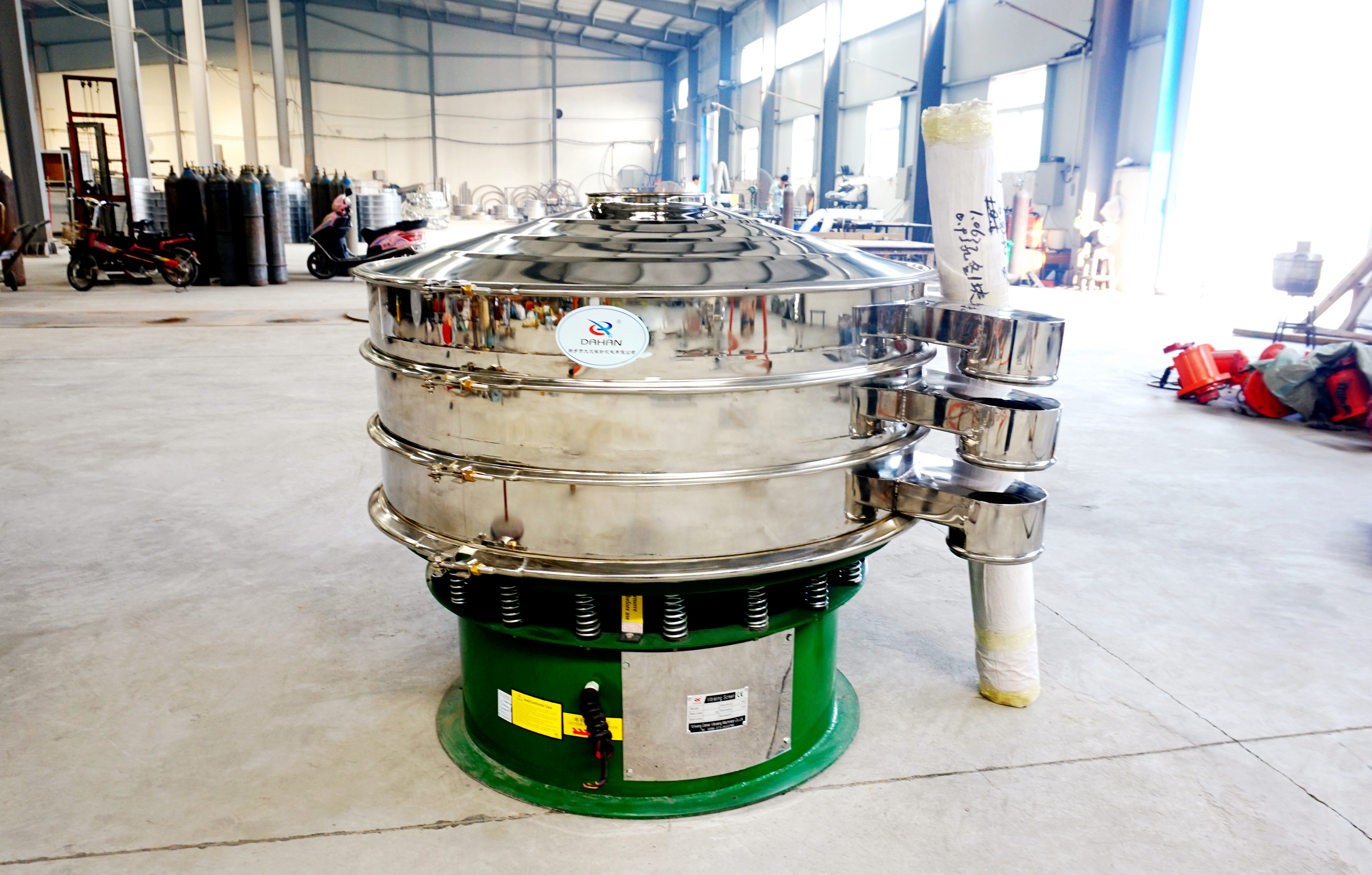 Soy milk rotary vibrating sieve