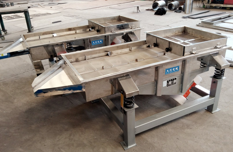 Salt Classifying with Vibro Sifter