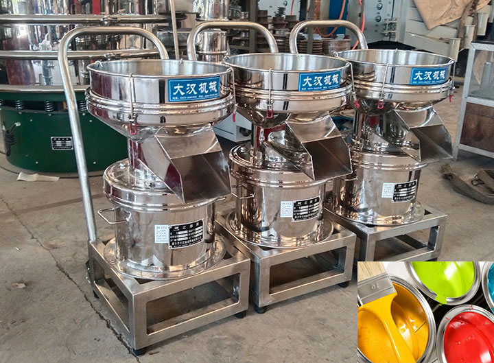 High -frequency vibration sieve for latex paint filter